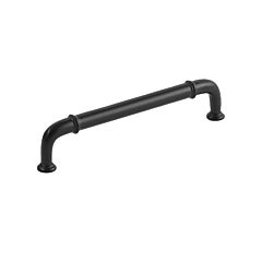 Hickory Hardware Cottage Collection 5-1/16" (128mm) Center to Center Cabinet Pull in Matte Black