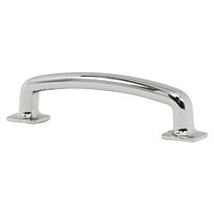 Industrial Style 3-3/4-Inch Center To Center Nickel Cabinet Pull / Handle (Handles)