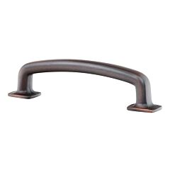 Industrial Style 3-3/4-Inch Center To Center Brushed Oil-Rubbed Bronze Cabinet Pull / Handle (Handles)