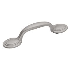 Eclipse Style 3 Inch (76mm) Center to Center, Overall Length 4-1/2 Inch Chromolux Cabinet Pull/Handle