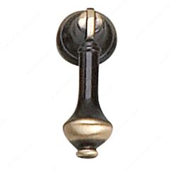 Water Drop Bail Style 23/32 Inch (18mm) Diameter, Overall Length 2 Inch Satin Bronze Kitchen Cabinet Pull/Handle
