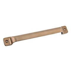 Mission Square 7-9/16" (192mm) Center to Center, Overall Length 8-9/32" Champagne Bronze Cabinet Hardware Pull / Handle