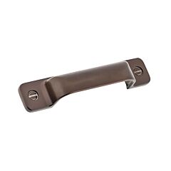 Mission Square 3-3/4" (96mm) Center to Center, Overall Length 4-1/2" Honey Bronze Cabinet Hardware Pull / Handle