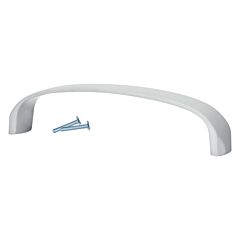 Contemporary Style 3-3/4 Inch Center to Center Matte Chrome, Cabinet Hardware Pull / Handle, Overall Length 4-3/25" (Handles)