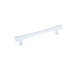 Fence Style 6-5/16" (160mm) Center to Center, Overall Length 7-7/8" Chrome Cabinet Pull/Handle