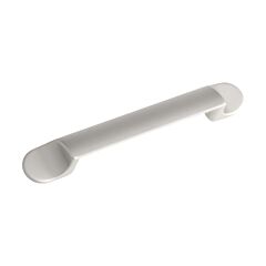 Hollin Cup Style 3-25/32" (96mm) Center To Center, Overall Length 5-21/32" Satin Nickel, Cabinet Hardware Pull / Handle