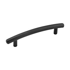 Achilles Arch Style 3-3/4" (96mm) Inch Center To Center, Overall Length 5-5/16" (135mm) Matte Black, Cabinet Pull / Handle