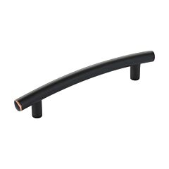Achilles Arch Style 3-3/4" (96mm) Inch Center To Center, Overall Length 5-5/16" (135mm) Brushed Oil-Rubbed Bronze, Cabinet Pull / Handle