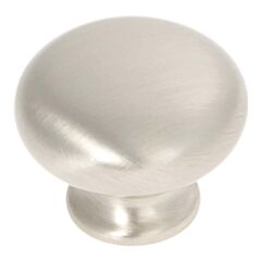 Cottage Style Cabinet Hardware Knob, Stainless Steel 1-1/8 Inch Diameter