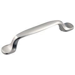 Classic Style 3-3/4 Inch (96mm) Center to Center, Overall Length 5-3/16 Inch Brushed Nickel Kitchen Cabinet Pull/Handle