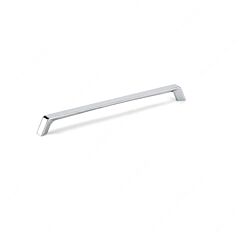 Expression Collection 10-1/8" (256mm) Center to Center, Overall Length 10-3/4" (273mm) Arched Chrome Cabinet Pull/Handle