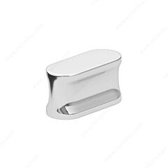 Contemporary 5/8" (16mm) Center to Center, Overall Length 1-3/32"  Chrome Cabinet Pull/Handle