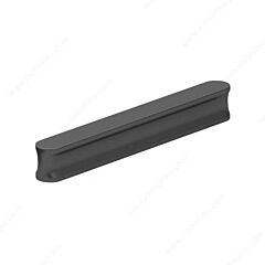 Contemporary 2-17/32" to 3-25/32'' Center to Center, Overall Length 4-1/4" Matte Black Cabinet Pull/Handle