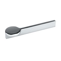 Contemporary 5-1/16" (128mm) Center to Center, Length 5-1/2" (140mm) Chrome Finish Spoon Style Cabinet Pull/Handle