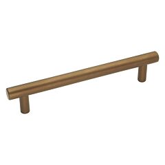 Metropolis Style 5-1/32 Inch (128mm) Center to Center, Overall Length 6-5/16 Inch Veneti Bronze Cabinet Pull/Handle