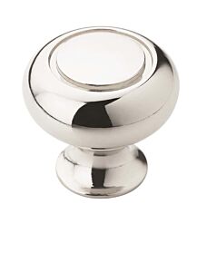 Allison Value 1-1/4 in (32 mm) Diameter 1 3/16 in (30 mm) Projection Polished Chrome Cabinet Knob