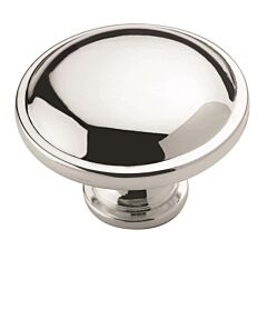 Allison Value 1-1/4 in (32 mm) Diameter 15/16 in (24 mm) Projection Polished Chrome Cabinet Knob