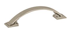 Candler 3 in (76 mm) Center-to-Center Polished Nickel Cabinet Pull