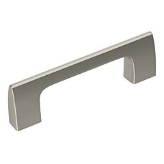 Amerock Riva 3 in (76 mm) Center-to-Center Polished Nickel Cabinet Pull / Handle