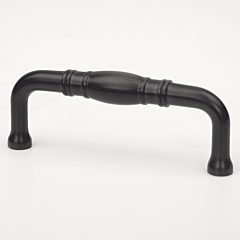 Banded Insert Style Metal Pull / Handle Oil Rubbed-Bronze 3" (76.2mm) Center to Center, Overall Length 3-3/8"