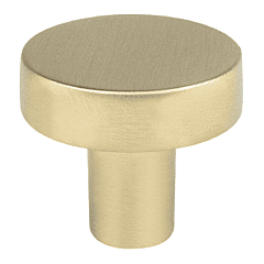 Pro Transitions Satin Champagne 1 Inch (25.4mm) Diameter, 7/8 Inch (22mm) Projection Round Cabinet Knob