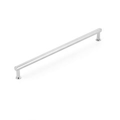 Pub House 10" (254mm) Center to Center, 10-1/2" Length, Knurled, Polished Chrome Cabinet Pull/ Handle