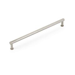 Pub House 10" (254mm) Center to Center, 10-1/2" Length, Knurled, Brushed Nickel Cabinet Pull/ Handle