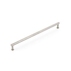 Pub House 12" (305mm) Center to Center, 12-1/2" Length, Knurled Signature Brushed Nickel Cabinet Pull/ Handle