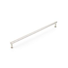 Pub House 12" (305mm) Center to Center, 12-1/2" Length, Knurled Signature Polished Nickel Cabinet Pull/ Handle