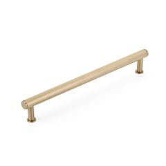 Pub House 12" (305mm) Center to Center, 12-1/2" Length, Signature Satin Brass Appliance Pull / Handle