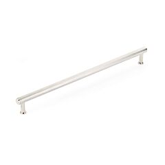 Pub House 18" (457mm) Center to Center, 19-1/4" (488.5mm) Length, Knurled, Polished Nickel Appliance Pull/ Handle