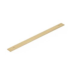 Pub House 12" (305mm) Center to Center, 13-1/2" Length, Signature Satin Brass Appliance Backplate