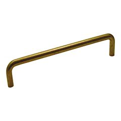 Hickory Hardware Wire Pulls Collection 4" (102mm) Center to Center Cabinet Handle in Antique Brass