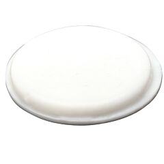 Rok Hardware 18 Pack 13/16" (21mm) Round White Bumpers for Glass Table Top, Furniture, Electronics, Laptop, Mirrors