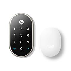 Yale YRD540 Real Living Nest x Lock With Smart Home Connect Satin Nickel