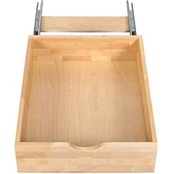 Hardware Resource 21"Concealed Undermount Soft-close Slides  Wood Rollout Drawer, UV Coated