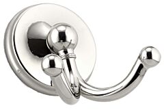 Fissure Transitional Metal Double Hook, 2-3/4", Polished Nickel