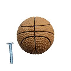 Go Team Collection: Basketball Cabinet Hardware Knob, 1-11/32 Inch Diameter (Knobs)