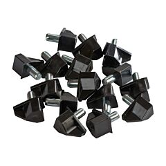 Rok Hardware Shelf Support 5mm Pin, Black, Bag of 20 (Shelf Pins)