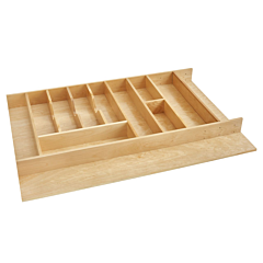 Rev-A-Shelf  33-1/8" Utility/Cutlery Tray Insert, Natural Maple Wood