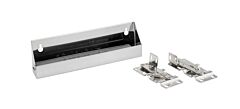 Rev-A-Shelf Slim Line Stainless Steel Tip-Out Tray Kit, 10 Inch, 6541 Series