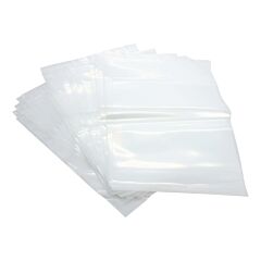 100 Pack Heavy Duty 8" x 10" Resealable 4Mil Thick Plastic Big Clear Poly Zip Lock Dispenser Food Safe Storage Bags (Bags)