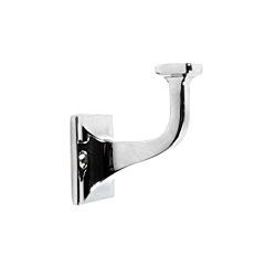 Forge 1-1/2 Inch (38mm) Center to Center, 2-3/4 Inch Overall Length Single Decorative Hook, Chrome