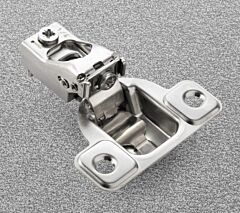 Salice Excentra S 106 Degree Opening Wrap-Around Face Frame Hinge, 45mm Boring Pattern, Self-Closing, 1/4" Overlay, Screw-On