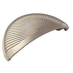 Sea Grass 3 in (76 mm) Center-to-Center Satin Nickel Cabinet Cup Pull