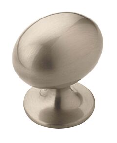 Allison Value 1-3/8 in (35 mm) Length 1 3/8 in (35 mm) Projection Satin Nickel Cabinet Knob