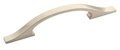 Conrad 3-3/4 in (96 mm) Center-to-Center 6 1/16in (154mm) Length Satin Nickel Cabinet Pull