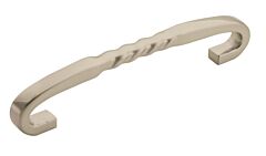 Inspirations 5-1/16 in (128 mm) Center-to-Center 6 1/8 in (156 mm) Length Satin Nickel Cabinet Pull