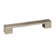 Monument 5-1/16 in (128 mm) Center-to-Center Satin Nickel Cabinet Pull