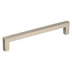 Monument 6-5/16 in (160 mm) Center-to-Center 6 11/16 in (170 mm) Length Satin Nickel Cabinet Pull